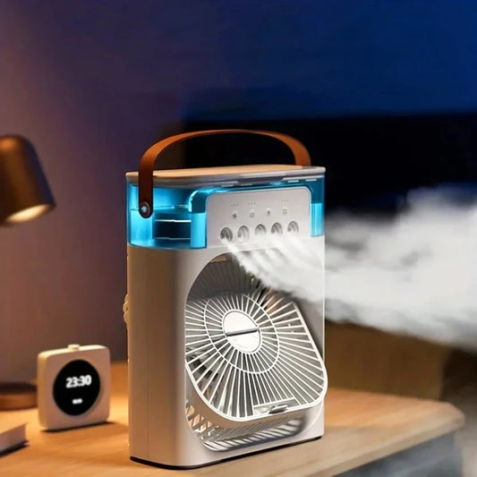 Air Cooling Fan With Mist Spray