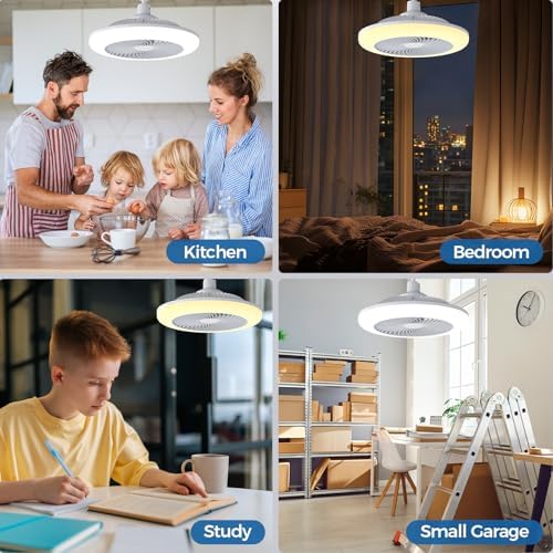 Socket Fan Light with Remote