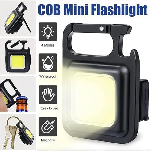 COB Rechargeable Keychain Light