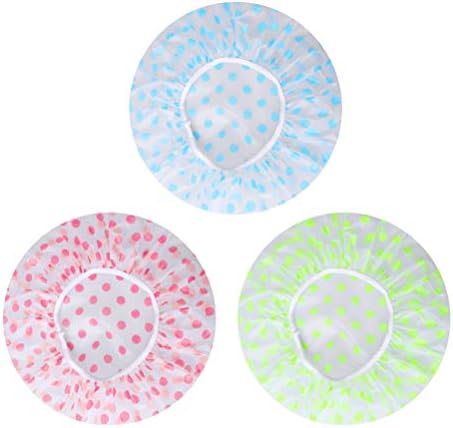 6 Pcs Waterproof Reusable Shower Caps