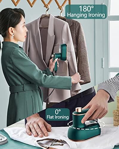 Professional Travel Iron for Clothes, Mini Ironing Machine Handheld
