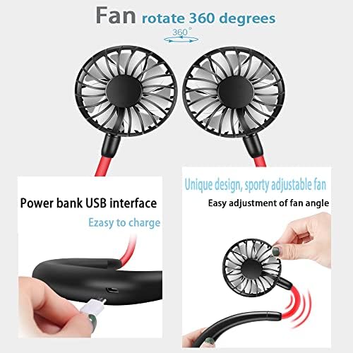Portable Neck Fan USB Neck Hang Fan