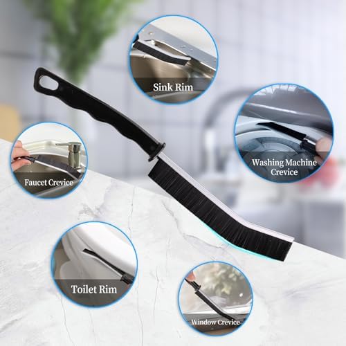 2 Pcs Crevice Cleaning Brush Hard Bristle Gap