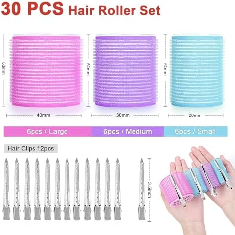 Self Grip Hair Rollers