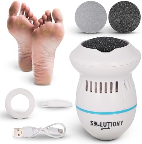 Electric Foot Callus Remover - USB-Rechargeable With Built-in Vacuum