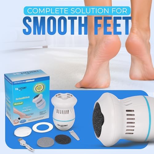 Electric Foot Callus Remover - USB-Rechargeable With Built-in Vacuum
