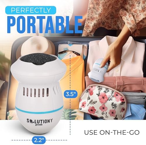 Electric Foot Callus Remover - USB-Rechargeable With Built-in Vacuum