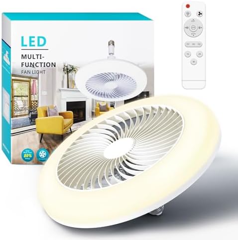 Socket Fan Light with Remote