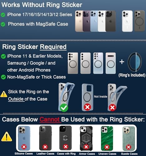 Vacuum Magnetic Car Phone Holder