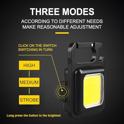 COB Rechargeable Keychain Light