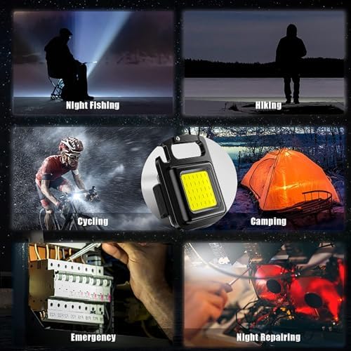 COB Rechargeable Keychain Light