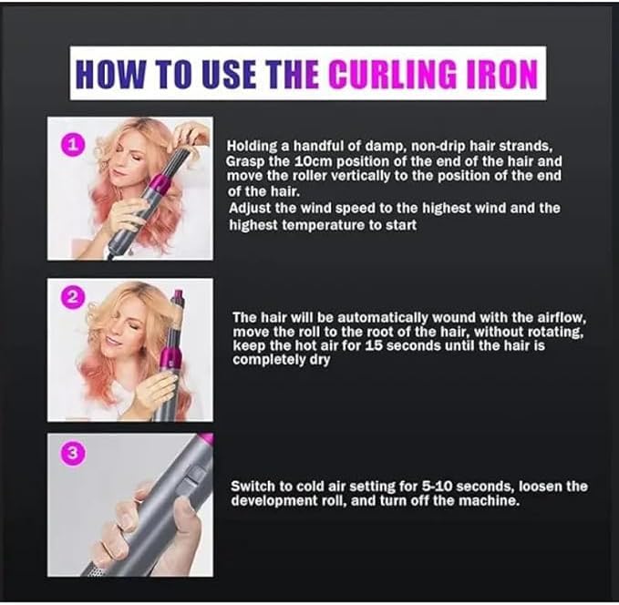 5 in 1 Hot Air Brush