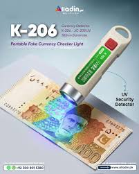 K-206 / JC-205 UV 365nm Banknote Counterfiet Note Checking Torch